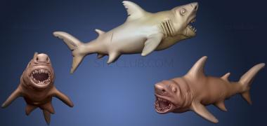 3D модель Акула (STL)
